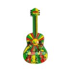 jamaica guitar fridge magnet caribbean reggae music gift & island vibe keepsake