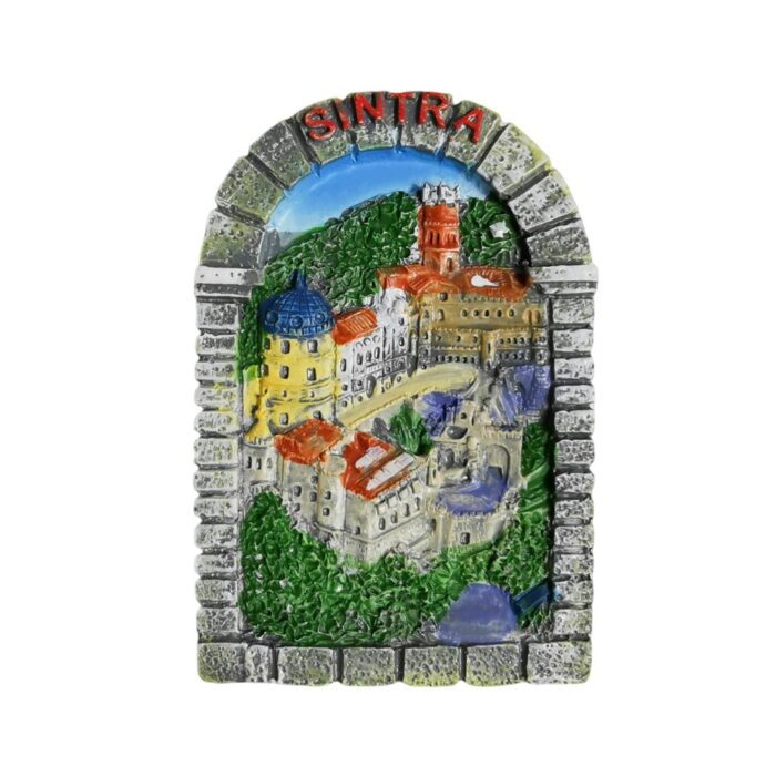 sintra portugal fridge magnet romantic palace landmark souvenir & european travel decor