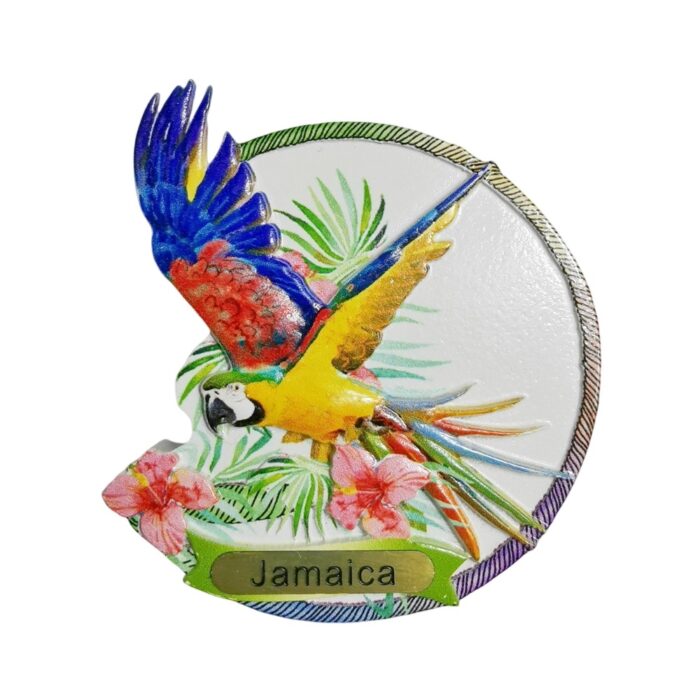 jamaica tropical bird fridge magnet – island travel souvenir & exotic jungle accent
