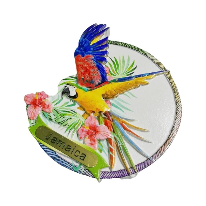 jamaica tropical bird fridge magnet – island travel souvenir & exotic jungle accent