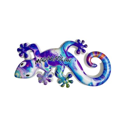 madagascar gecko fridge magnet unique island wildlife gift & exotic refrigerator decor