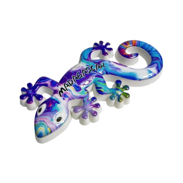 madagascar gecko fridge magnet unique island wildlife gift & exotic refrigerator decor