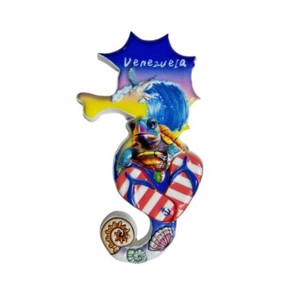 venezuela seahorse fridge magnet latin america vacation keepsake & tropical home decor