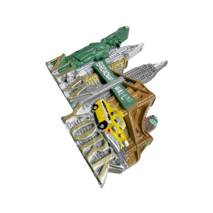 new york city usa fridge magnet – statue of liberty souvenir & urban wall decor