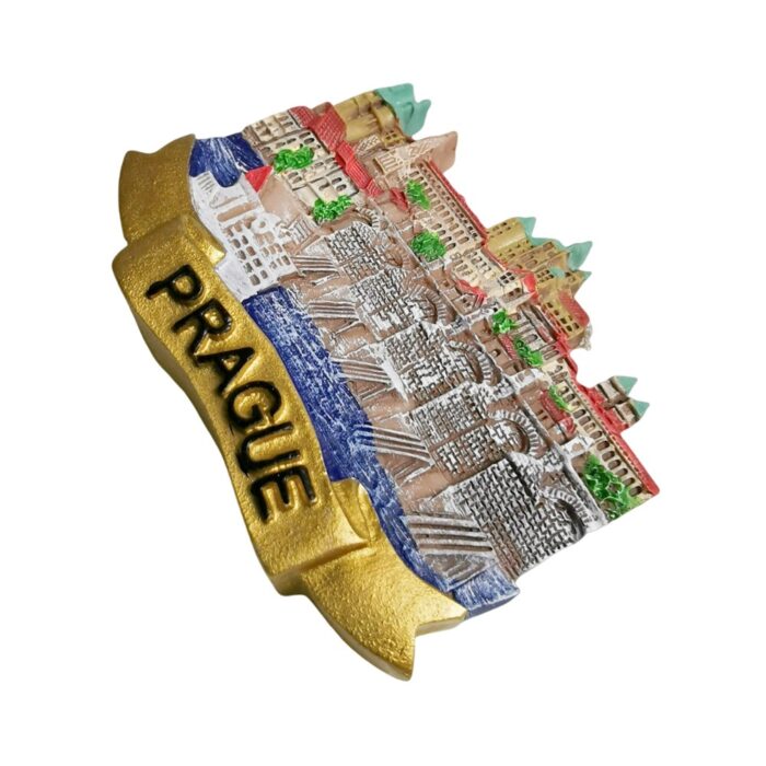 prague czech republic fridge magnet – historic landmark souvenir & classic travel memento