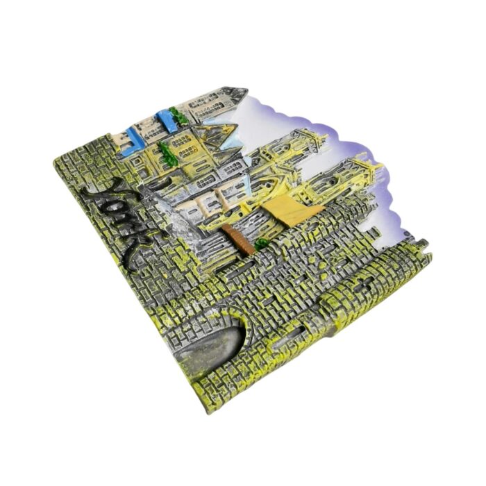 york england fridge magnet – medieval architecture keepsake & british vintage decor