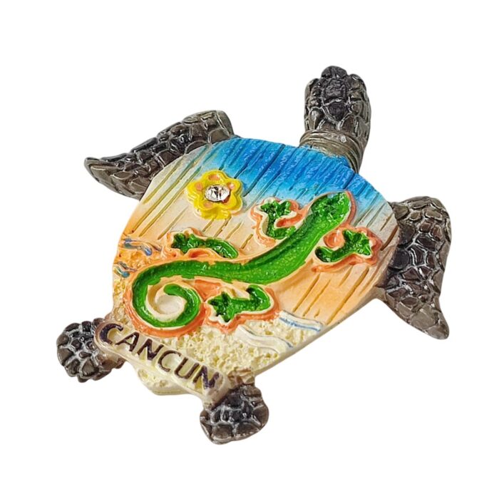 cancun mexico turtle beach fridge magnet tropical travel souvenir & beach whiteboard accessory