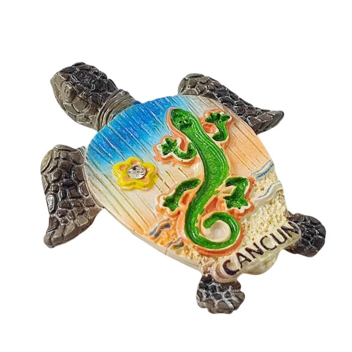 cancun mexico turtle beach fridge magnet tropical travel souvenir & beach whiteboard accessory