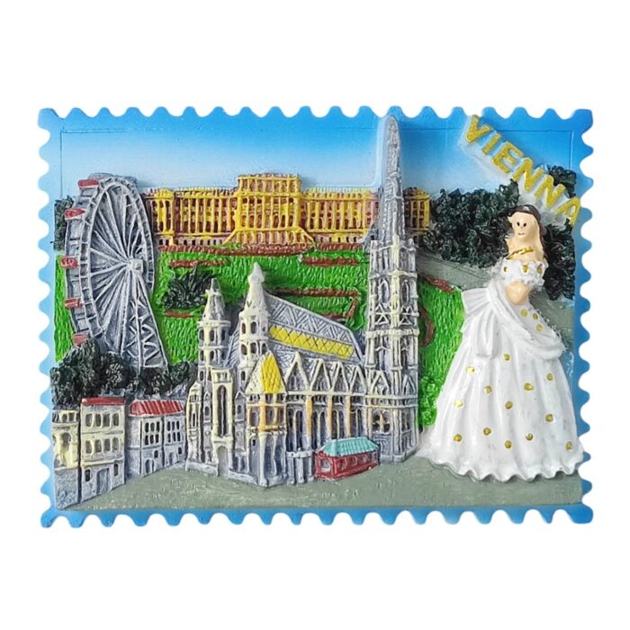 vienna austria landmarks fridge magnet classical travel souvenir gift & artistic whiteboard decoration