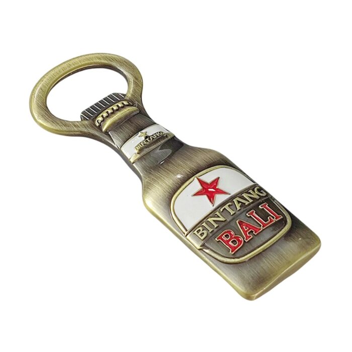bali bintang beer bottle opener fridge magnet indonesia island travel souvenir & practical whiteboard decor