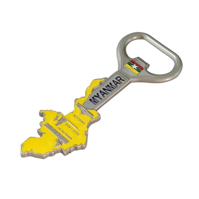 myanmar map shape bottle opener fridge magnet southeast asia travel souvenir & creative whiteboard decoration