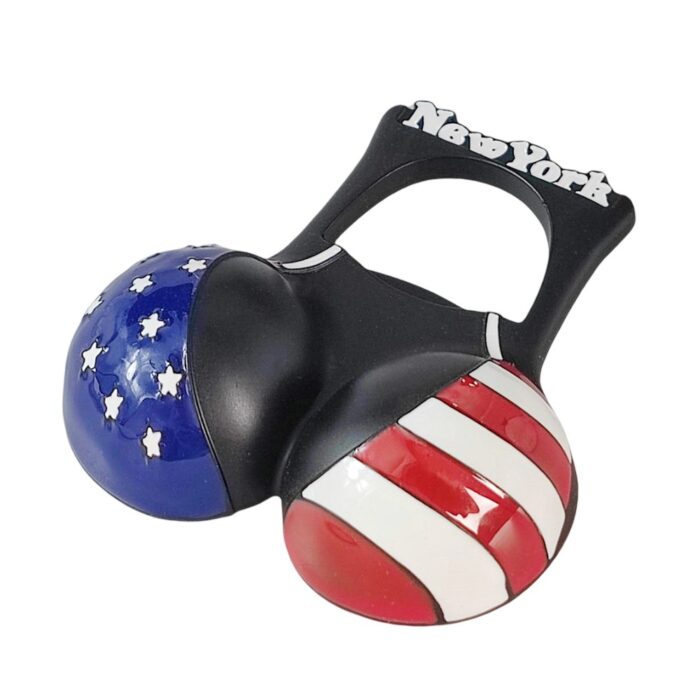 new york boxing gloves bottle opener fridge magnet usa american travel souvenir & playful whiteboard decor