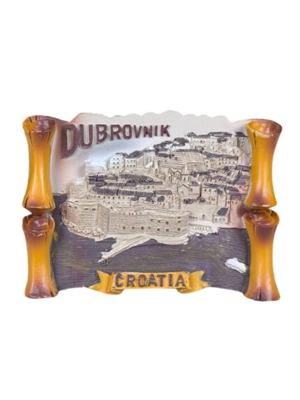 dubrovnik croatia fridge magnet – european coastal travel keepsake & magnetic home decoration
