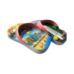gandia spain fridge magnet – beach scene with thermometer – coastal holiday gift & functional travel keepsake
