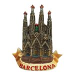 barcelona sagrada familia fridge magnet – spain architectural souvenir gift & kitchen decoration
