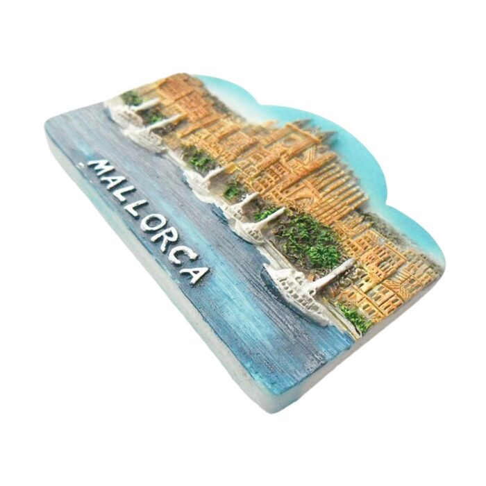 mallorca spain fridge magnet – seaside cathedral view souvenir & mediterranean coastal decor