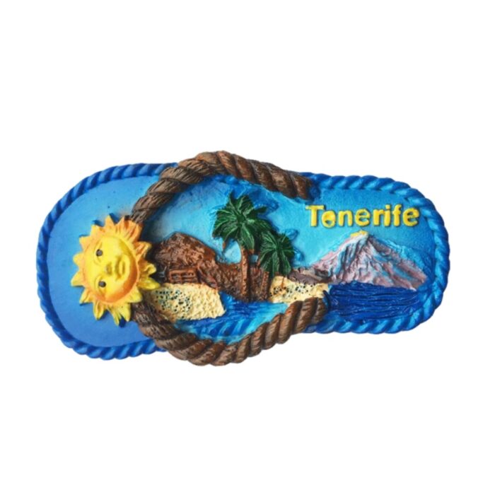 tenerife spain flip flop fridge magnet island souvenir gift & fun beach whiteboard decor