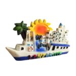 lanzarote spain fridge magnet ocean cruise style travel souvenir & magnetic kitchen decor