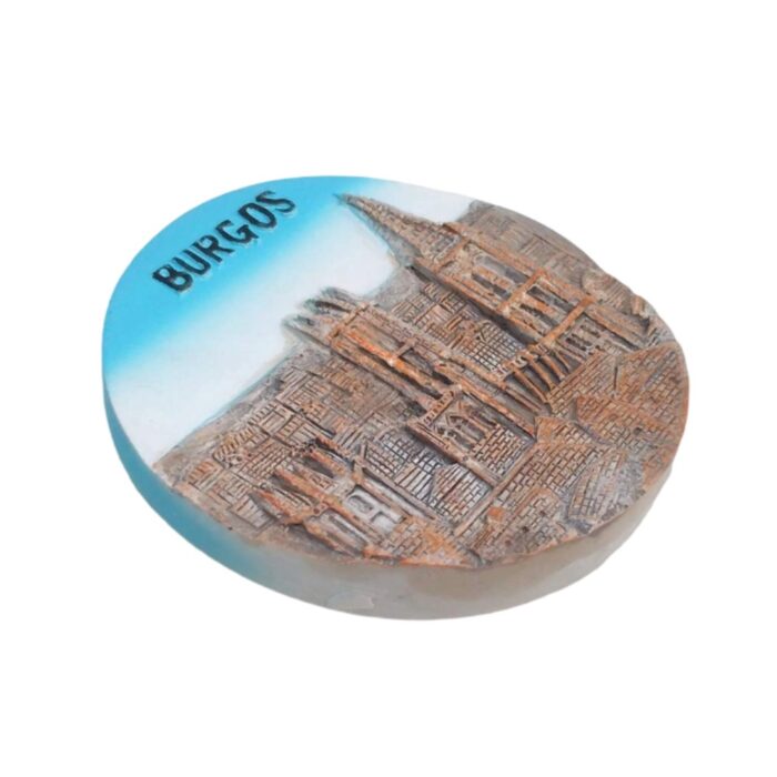 burgos spain fridge magnet historic cathedral skyline collector’s gift for cultural travel memories