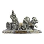 madrid spain fridge magnet – cibeles fountain chariot sculpture replica, historic monument decor & tourist gift