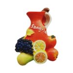 sangria spain fridge magnet – colorful fruit drink souvenir & kitchen bar decor – mediterranean vibes
