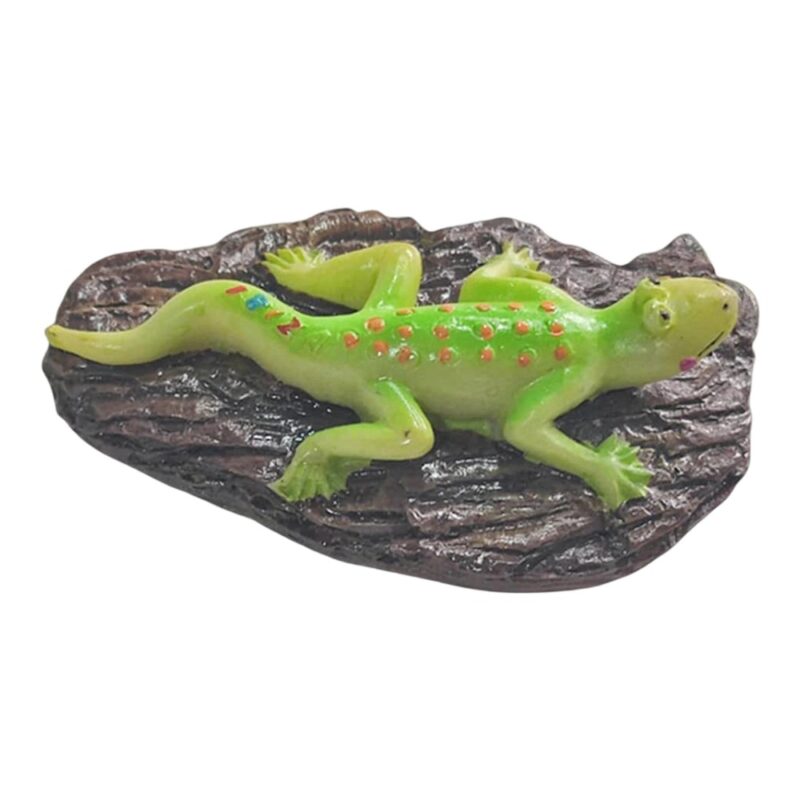 barcelona spain lizard fridge magnet – gaudi inspired salamander souvenir, unique modernist art gift decor