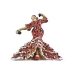 spain flamenco dancer fridge magnet traditional red dress souvenir for passionate spanish decor