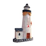 gran canaria spain lighthouse fridge magnet – nautical souvenir gift & functional thermometer decor