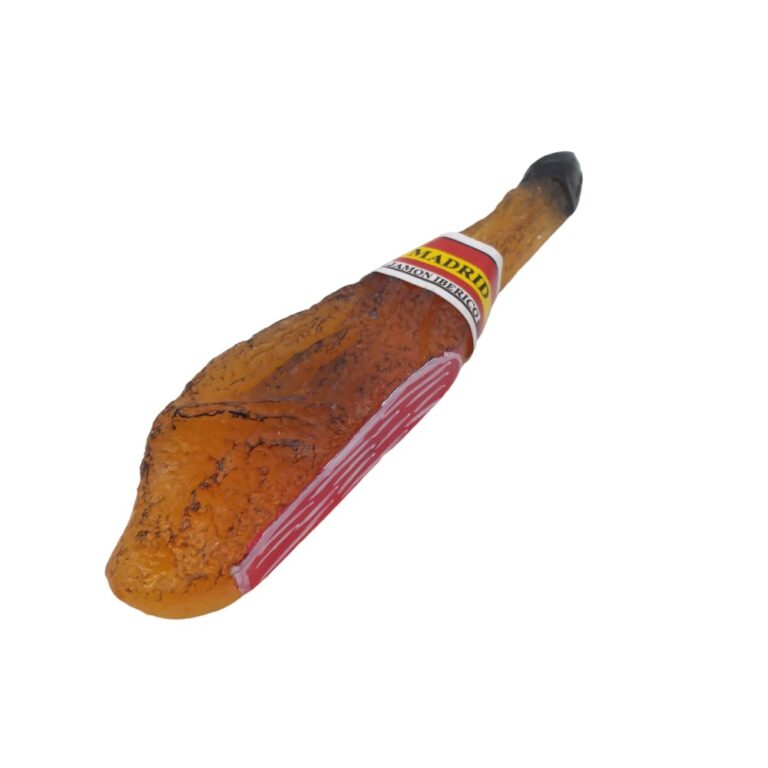 madrid spain fridge magnet iberico ham leg design collectible for food lovers & fridge display