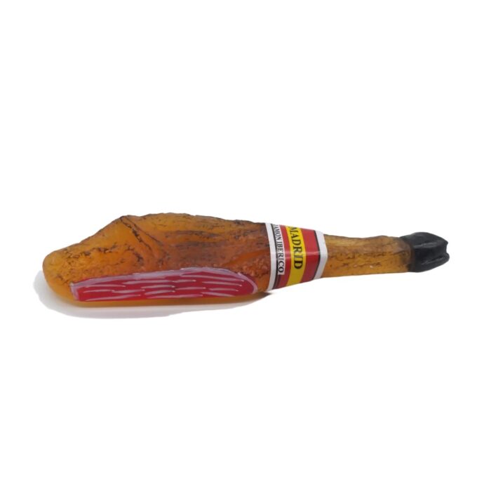 madrid spain fridge magnet iberico ham leg design collectible for food lovers & fridge display