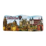 madrid spain cityscape fridge magnet – historic tourist souvenir gift & magnetic art decor for whiteboards