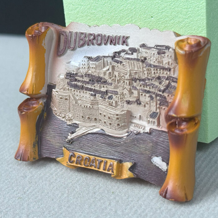 dubrovnik croatia fridge magnet – european coastal travel keepsake & magnetic home decoration