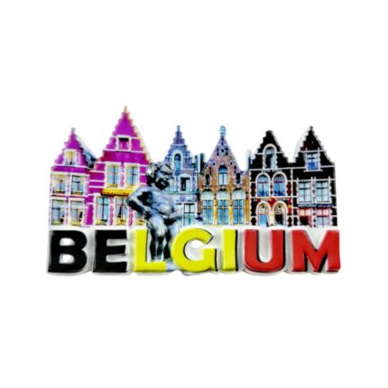 belgium fridge magnet colorful brussels manneken pis travel souvenir gift & european home decor