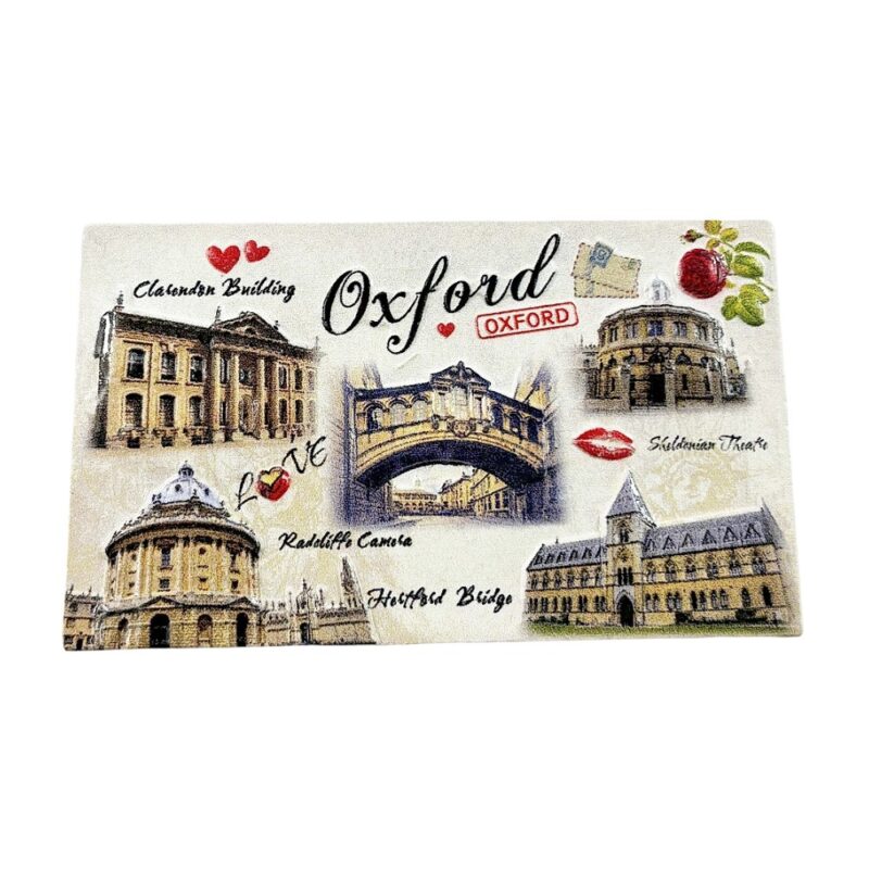 oxford uk fridge magnet british university landmarks travel keepsake & academic desk or fridge decor