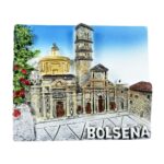 bolsena italy fridge magnet historic cathedral travel souvenir & hidden gem town decor