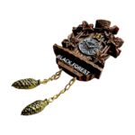 black forest germany cuckoo clock fridge magnet vintage alpine cabin style travel keepsake