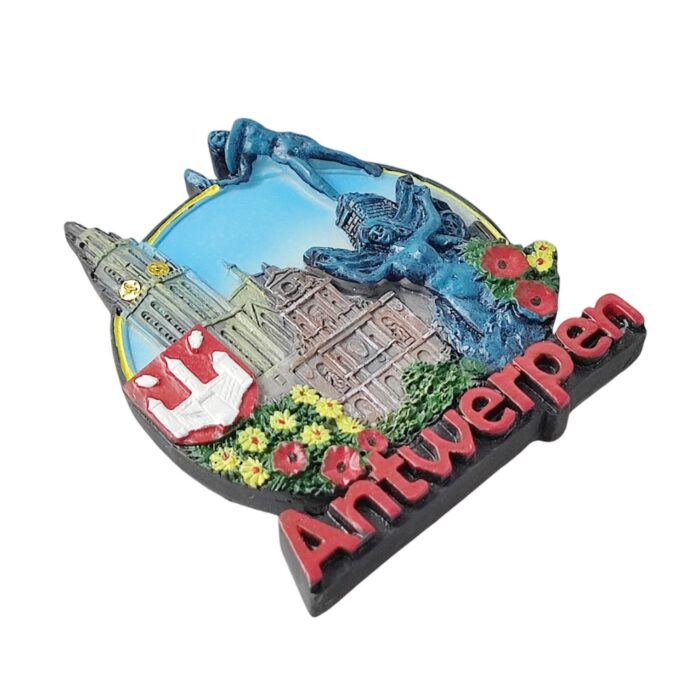 antwerpen belgium landmark fridge magnets | cultural travel souvenir & city decor