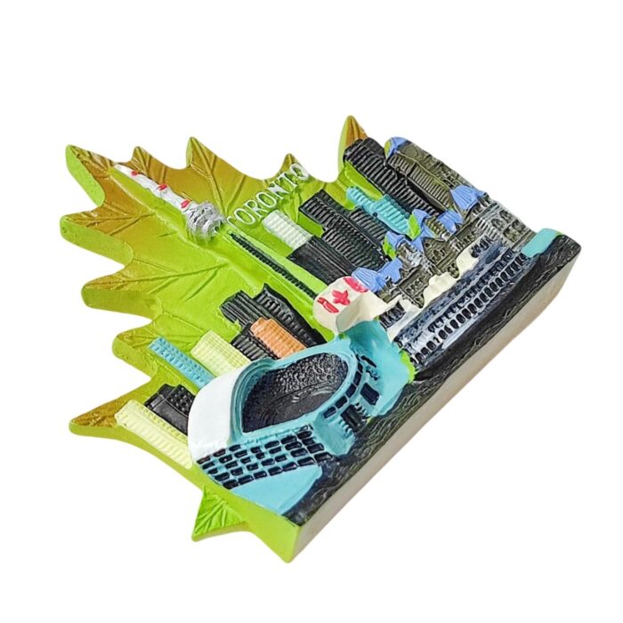 toronto canada skyline fridge magnet maple leaf landmark souvenir for fridge display