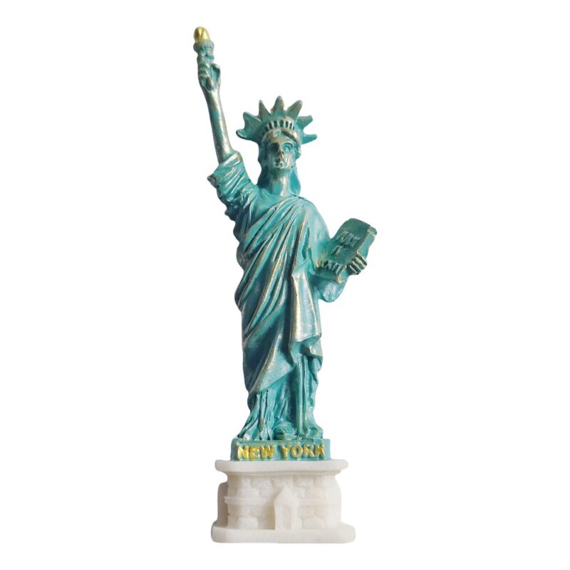 new york usa fridge magnet – statue of liberty landmark travel memento & urban wall decor
