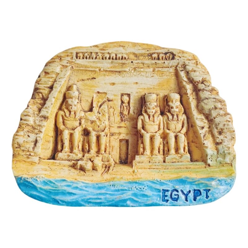 egypt fridge magnet – pharaoh temple relief souvenir for travel lovers & ancient history decor