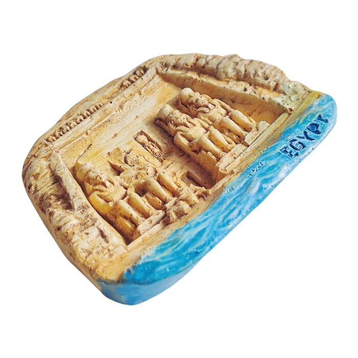 egypt fridge magnet – pharaoh temple relief souvenir for travel lovers & ancient history decor
