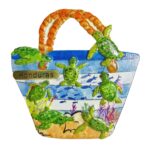 honduras sea turtle fridge magnet – marine adventure travel souvenir & fun whiteboard accessory