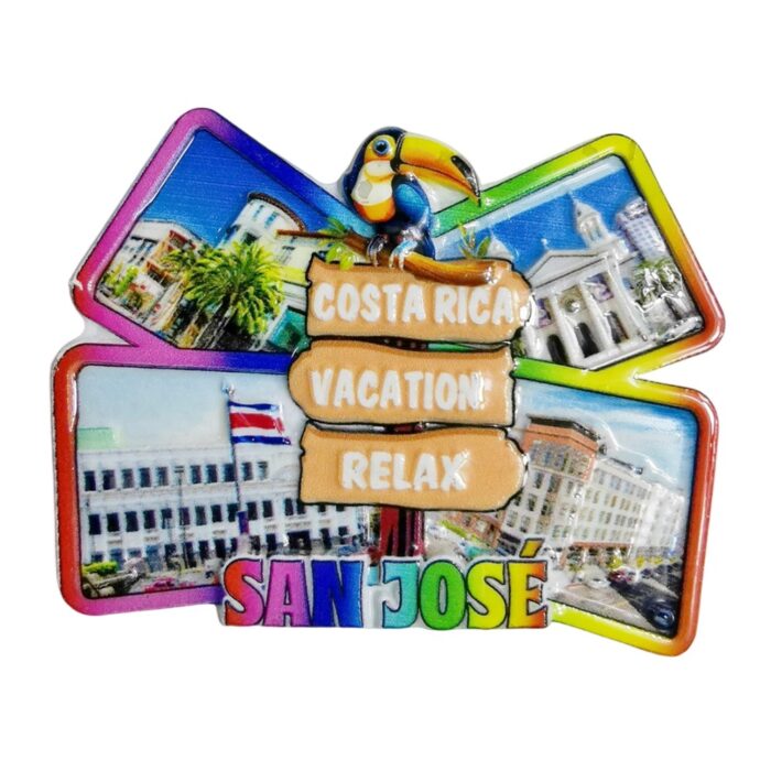 san josé costa rica fridge magnet tropical vacation gift for whiteboard or fridge