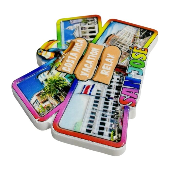 san josé costa rica fridge magnet tropical vacation gift for whiteboard or fridge