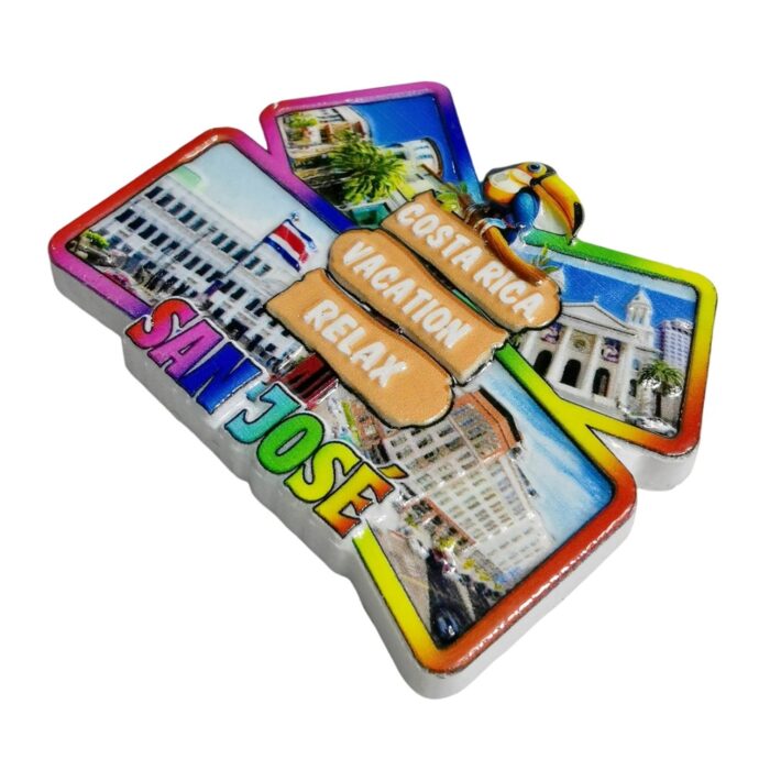 san josé costa rica fridge magnet tropical vacation gift for whiteboard or fridge