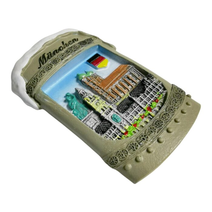 munich germany fridge magnet – beer stein style travel gift for oktoberfest fans & german decor