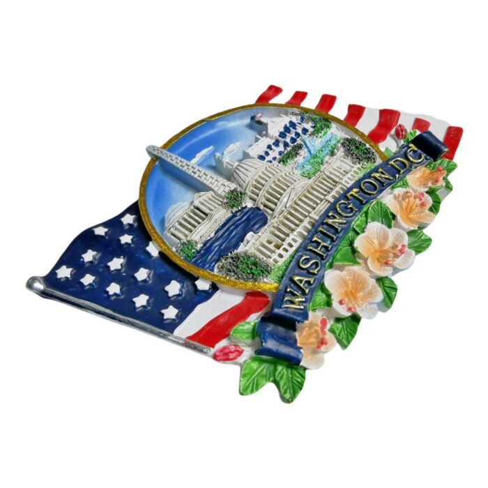 washington d.c. usa fridge magnet – american capital landmarks souvenir & patriotic wall display