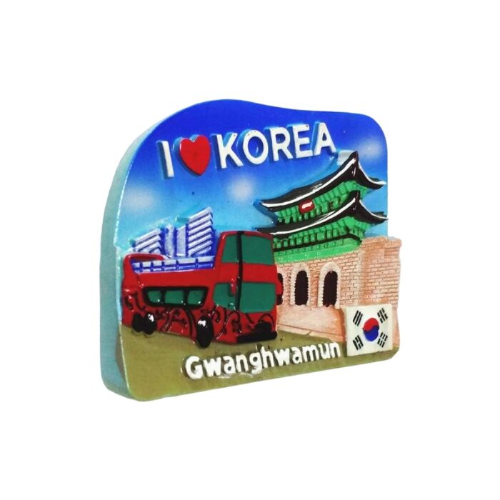 korea gwanghwamun gate fridge magnet korean heritage travel souvenir & home decor accent