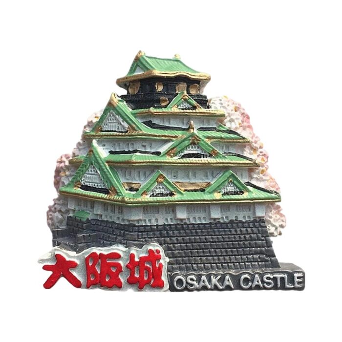 osaka castle japan fridge magnet traditional japanese landmark travel souvenir & home decor