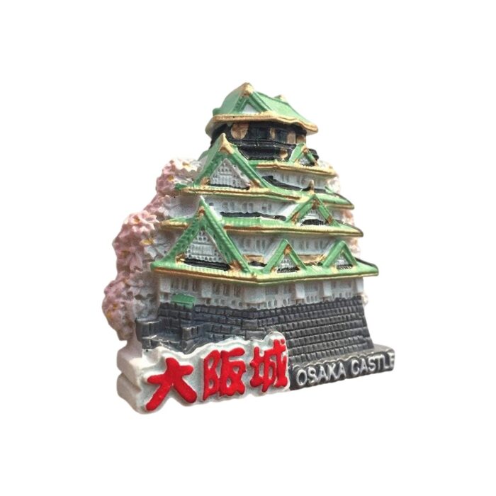 osaka castle japan fridge magnet traditional japanese landmark travel souvenir & home decor